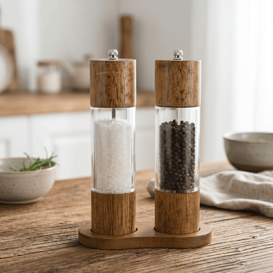 Natural Oak Salt & Pepper Grinder