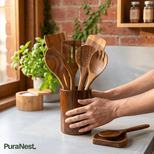 PuraNest™ 9 Premium Toxin-Free Utensil Set