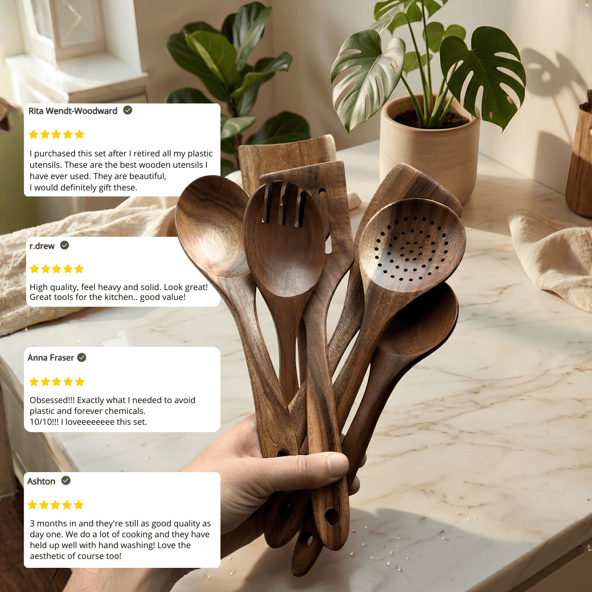 PuraNest™ 9 Premium Toxin-Free Utensil Set