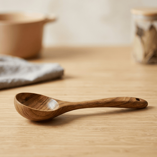 Teak Ladle