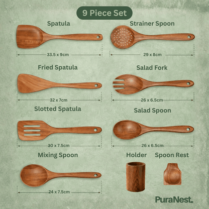 PuraNest™ Premium Toxin-Free Utensil Set
